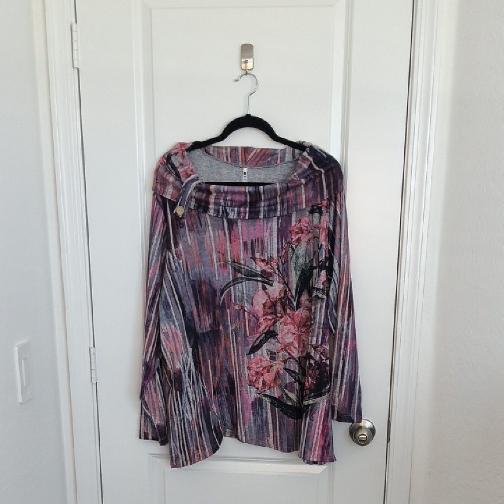 Floral Print Women's Top